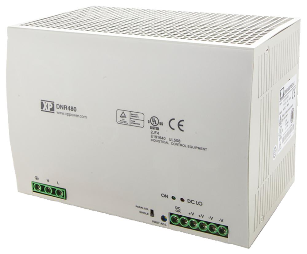 Xp Power Dnr480Ps24-I Psu, Din Rail, 480W, 24V