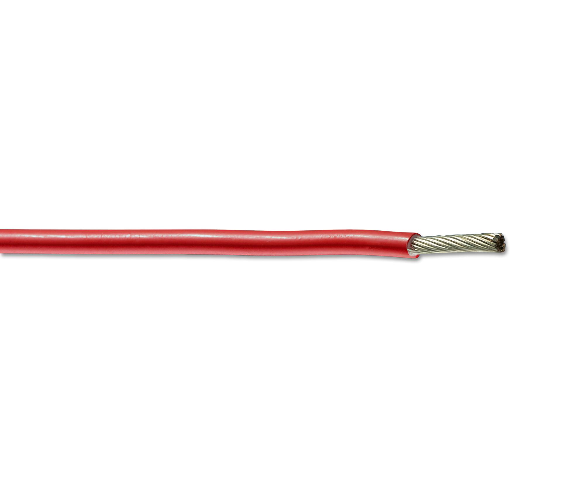 Raychem - Te Connectivity 44A0111-26-2 Wire, Spec44, 26Awg, Red, 100M