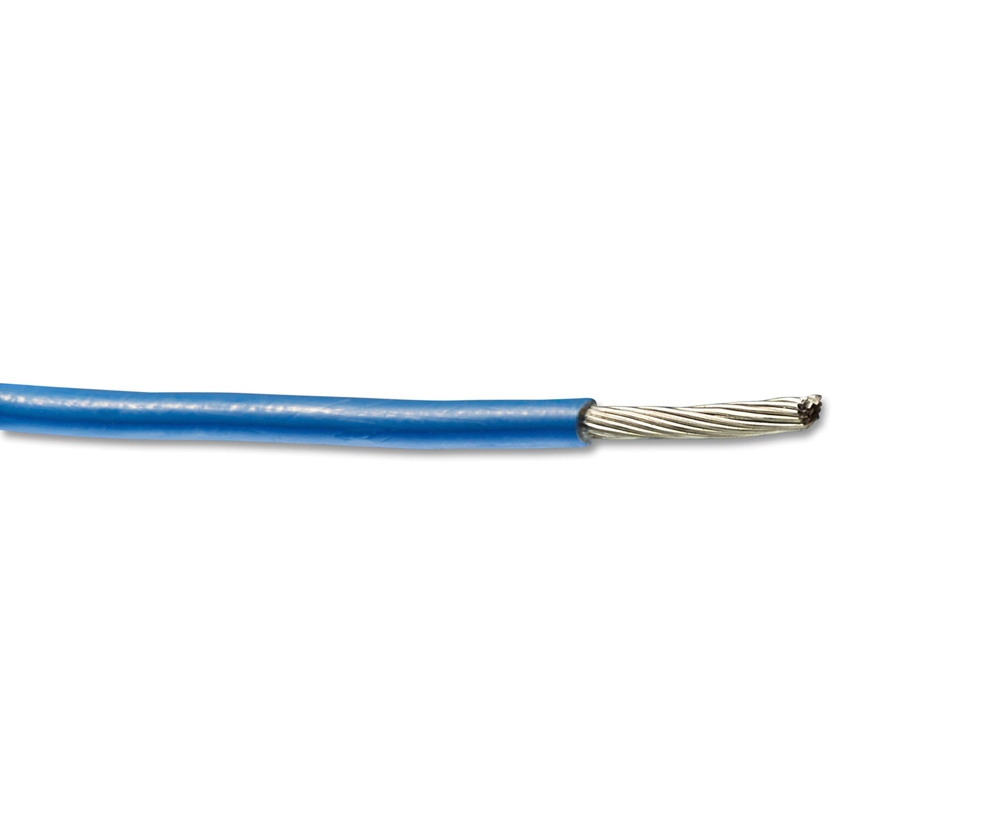 Raychem - Te Connectivity 44A0111-26-6 Wire, Spec44, 26Awg, Blue, 100M