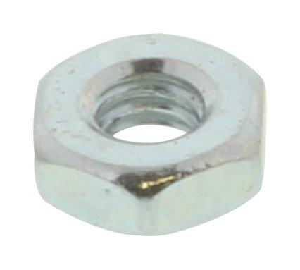 Tr Fastenings M2.5- Hfst-Z100- Hex Nut, M2.5, Steel 6, Zinc/clear Cr3