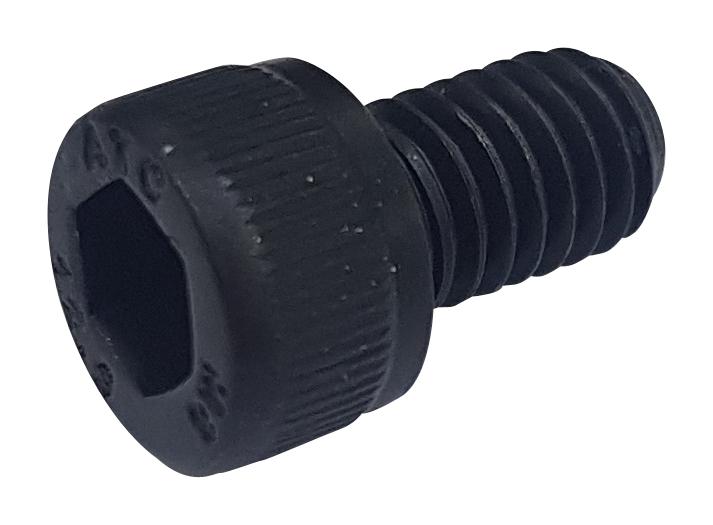 Tr Fastenings M5 10 So12Cs S100 Screw Socket, Cap, M5X10, Black, Pk100