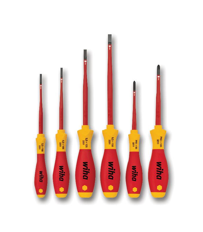 Wiha 3201 K6 Screwdriver, Vde, Set, 6-Pc, Sl, Ph