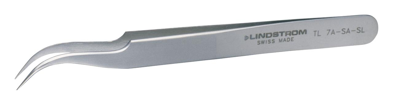 Lindstrom Tl 7A-Sa Sl Tweezers, Strong Curved Tips