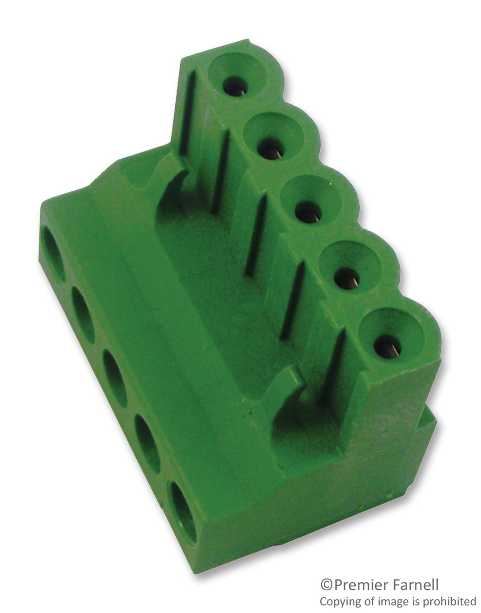 Buchanan - Te Connectivity 796640-4 Terminal Block, Pluggable, 4Pos, 12Awg