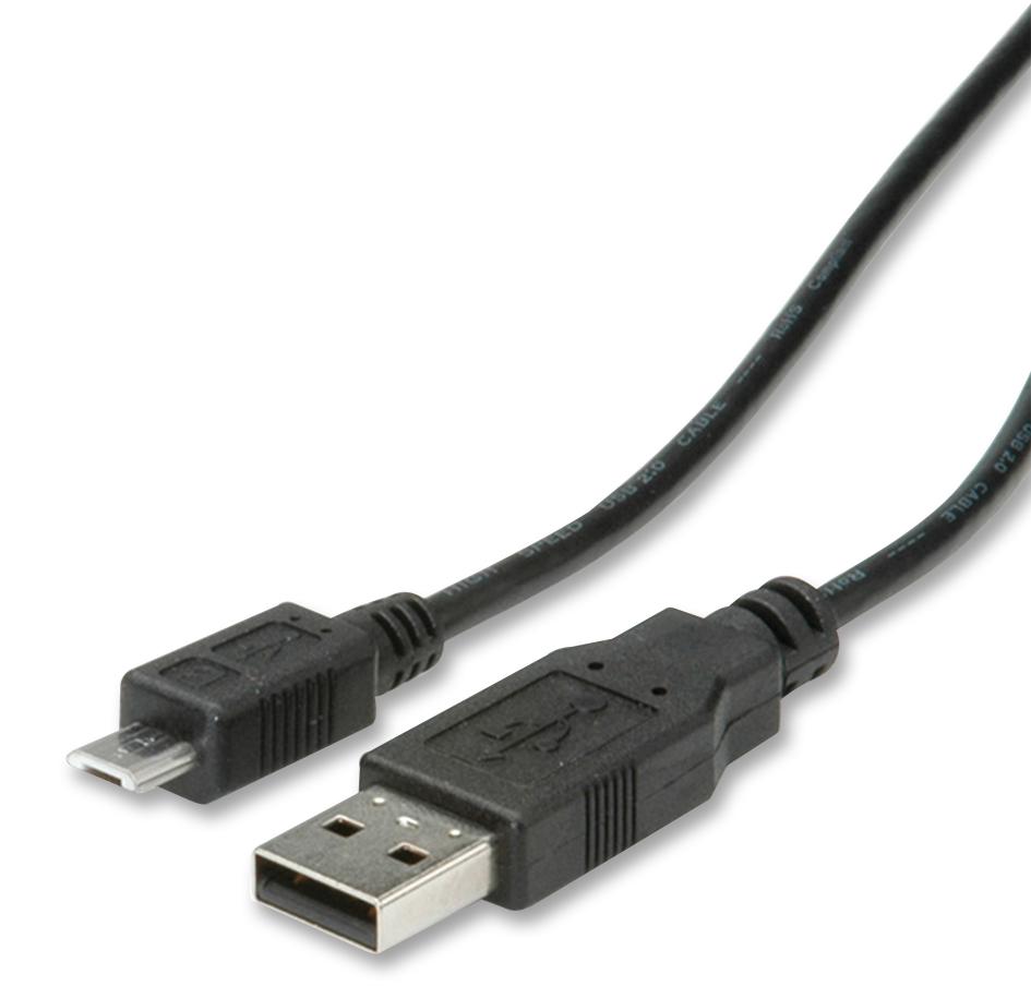 Roline 11.02.8752 Computer Cable, Usb2.0, 1.8M, Black