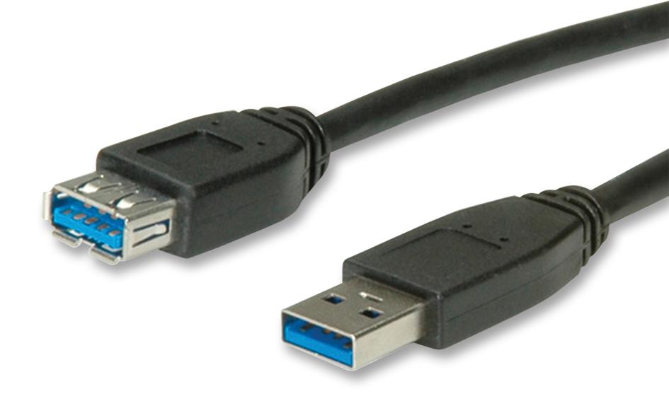 Roline 11.02.8977 Computer Cable, Usb3.0, 800Mm, Black