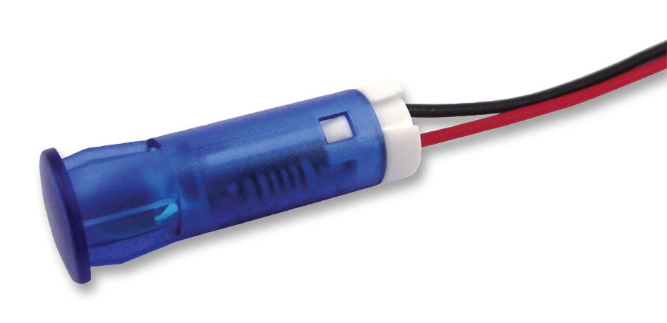 Apem Qs83Xxhb220 Indicator, Led Panel Mnt, 8Mm, Blue