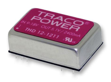 Traco Power Thd 12-2412 Dc-Dc Converter, 12V, 1A, Dip