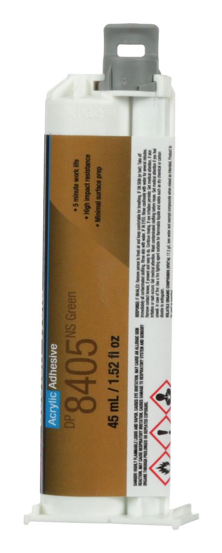 3M Dp8405Ns 45Ml Scotch-Weld, Acrylic Adhesive, 45Ml, Grn