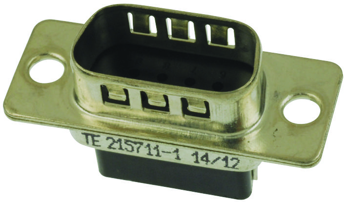 Amp - Te Connectivity 215711-1 D Sub Shell, Plug, Size De, Steel