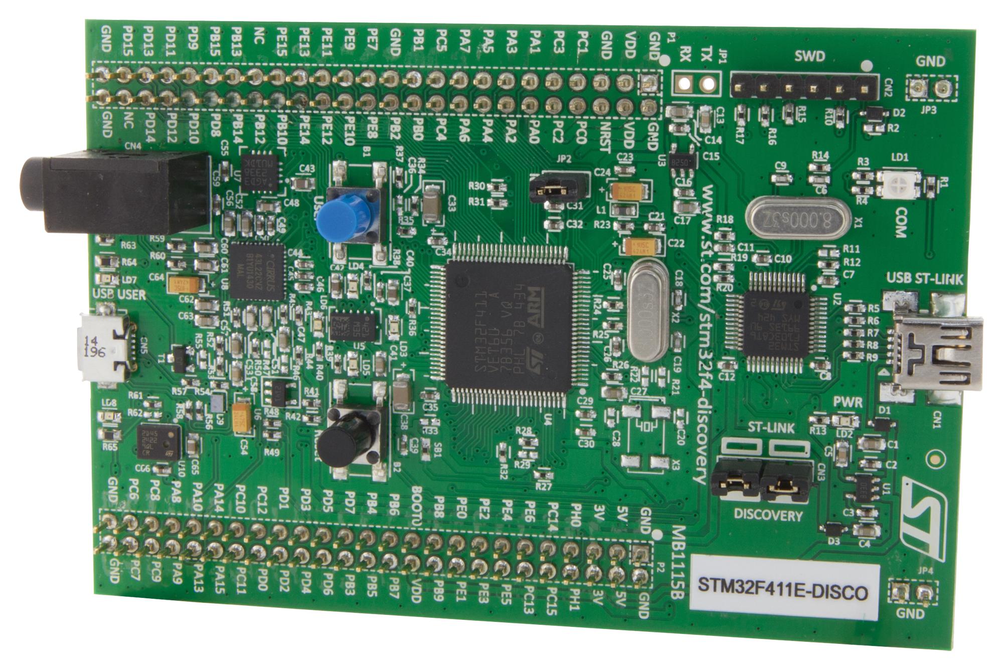 Stmicroelectronics Stm32F411E-Disco Dev Board, Stm32 Discovery