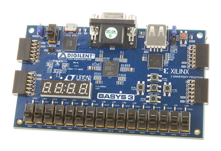 Digilent 410-183 Dev Board, Basys Entry Level Fpga