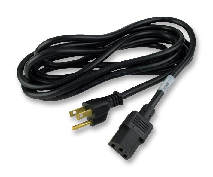 Volex 17567 10 C3 Power Cord, Nema 6/15P-Iec C13, 9.833Ft