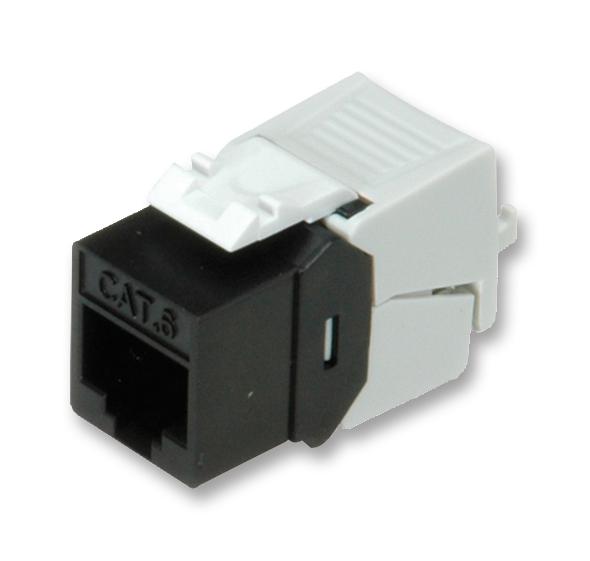 Roline 26.11.0375 Conn, Rj45, Jack, 1Port, 8P8C, Cat6