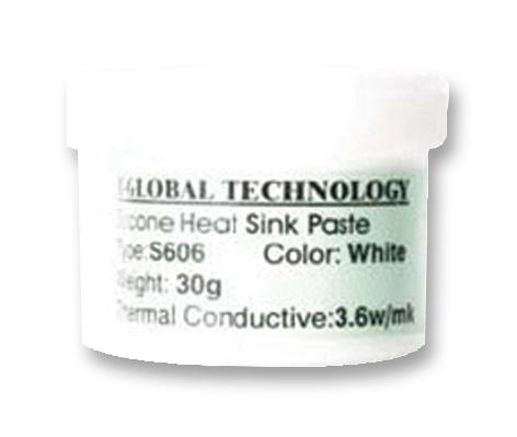 T Global S606 Thermal Grease, White, Container, 30G