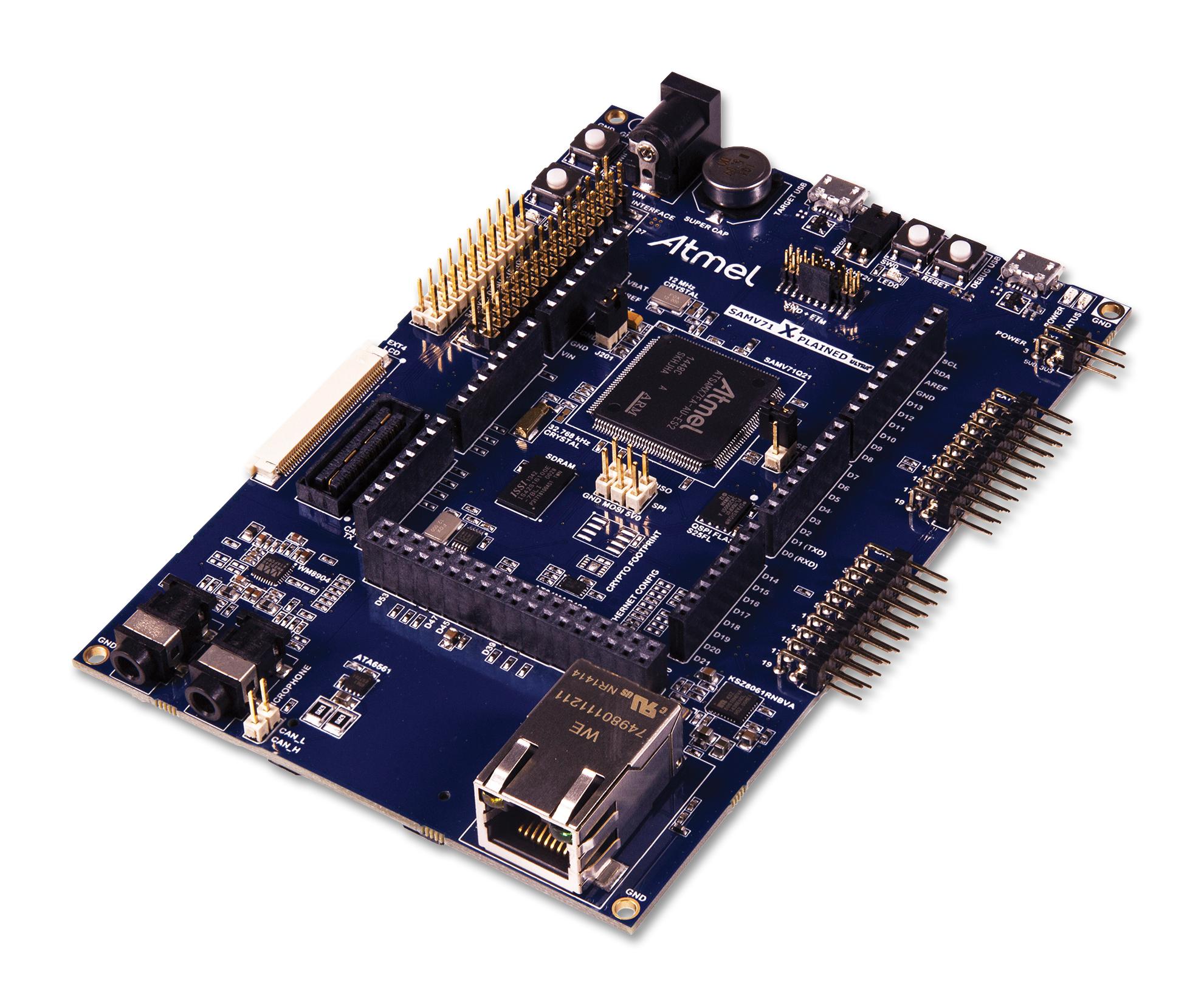 Microchip Atsamv71-Xult Evaluation Board, Xplained Ultra