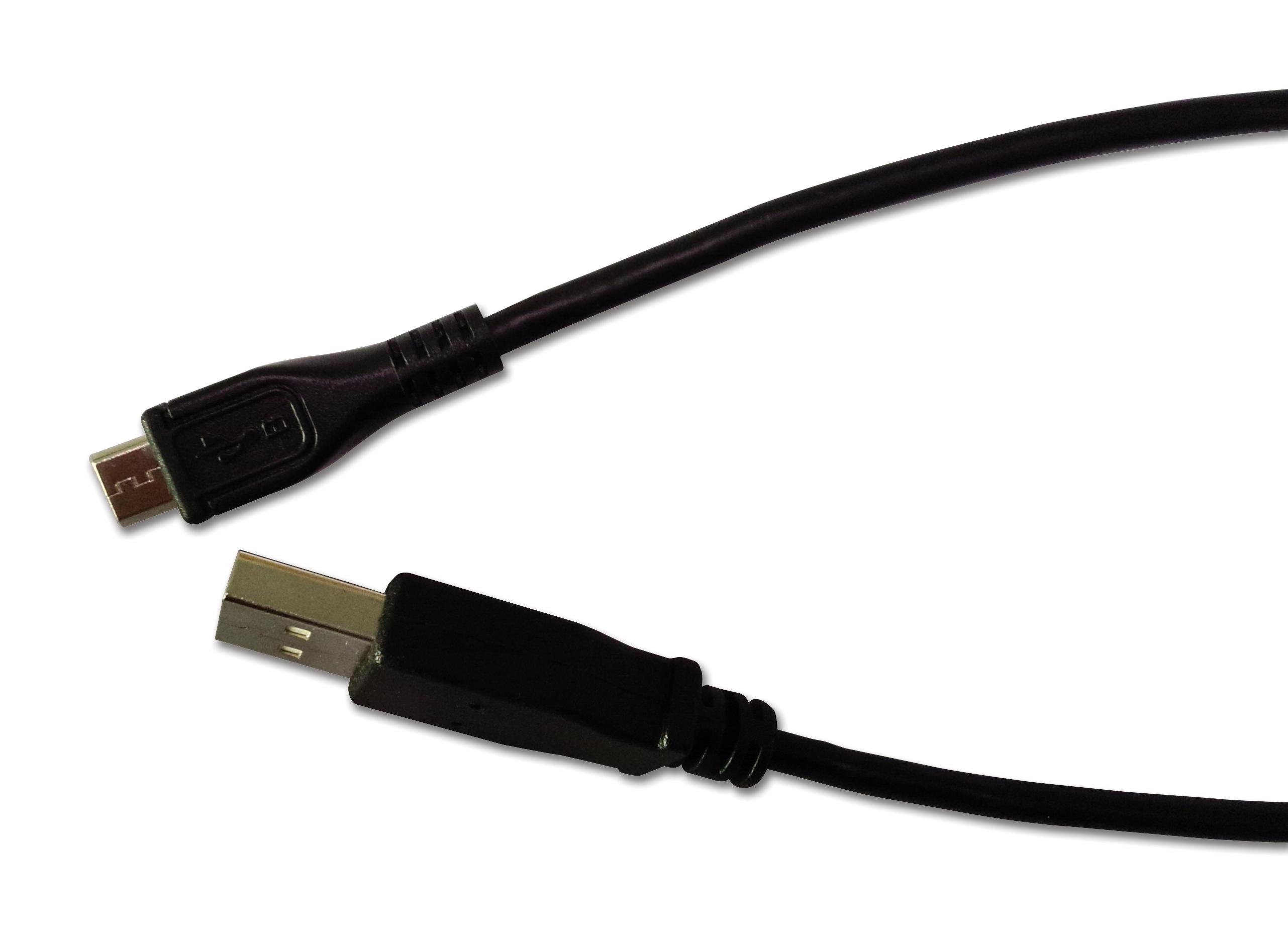 Multicomp Pro Mc000948 Cable, Usb 2.0 A-Micro B Plug, 1M, Blk