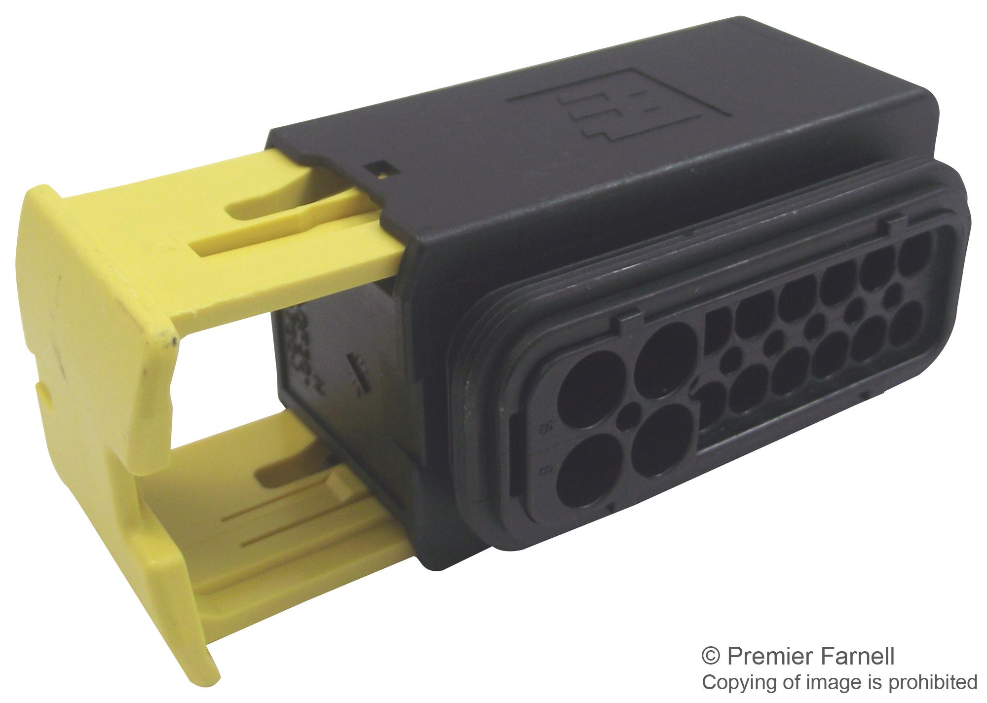 Te Connectivity 1-1564337-1 Rectangular Power Housing, Socket, Cable