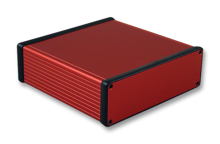 Hammond 1455T1601Rd Pcb Box Enclosure, Alum, Red