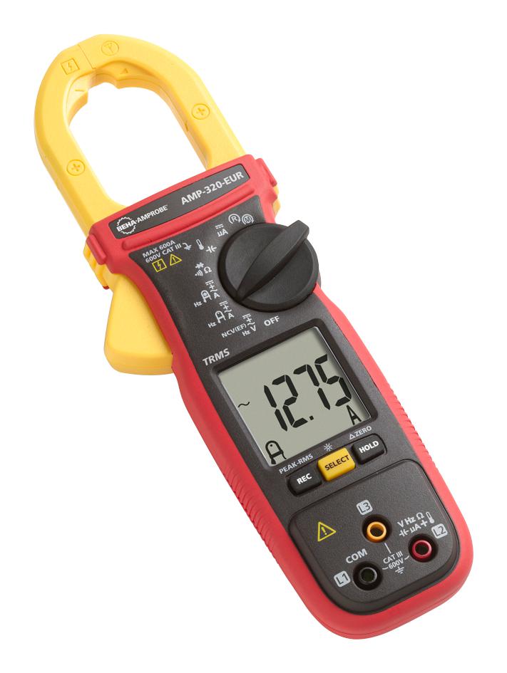 Beha-Amprobe Amp-320-Eur Digital Clamp Meter, 3-5/6 Digit, Auto