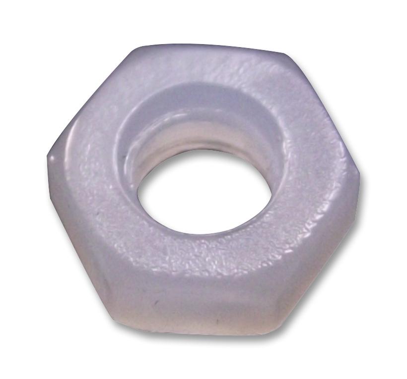 Tr Fastenings Trnne 34814 M2.5 Nut, Nylon, Full, D/chamfer, M2.5, Pk100