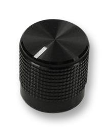 Multicomp Pro Mp7223 Round Knurled Knob W/line Ind, 15Mm