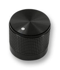 Multicomp Pro Mp7225 Round Knurled Knob W/line Ind, 20Mm