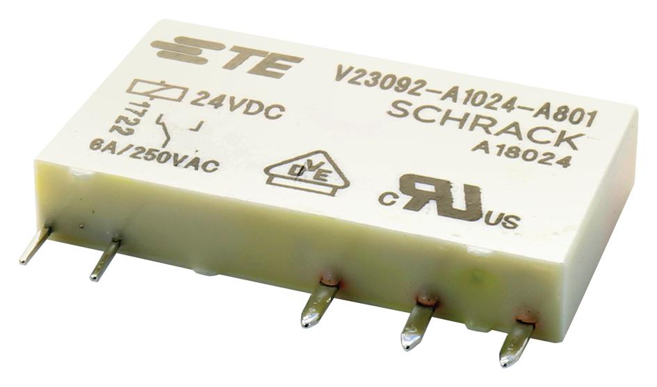 Schrack - Te Connectivity V23092A1005A201.. Relay, Power, Spdt, 5Vdc, 6A, Tht