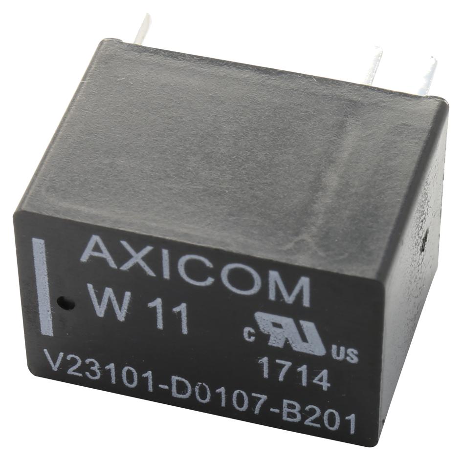 Axicom - Te Connectivity V23101D 107A201 Signal Relay, Spdt, 1.25A, 125Vac, Th