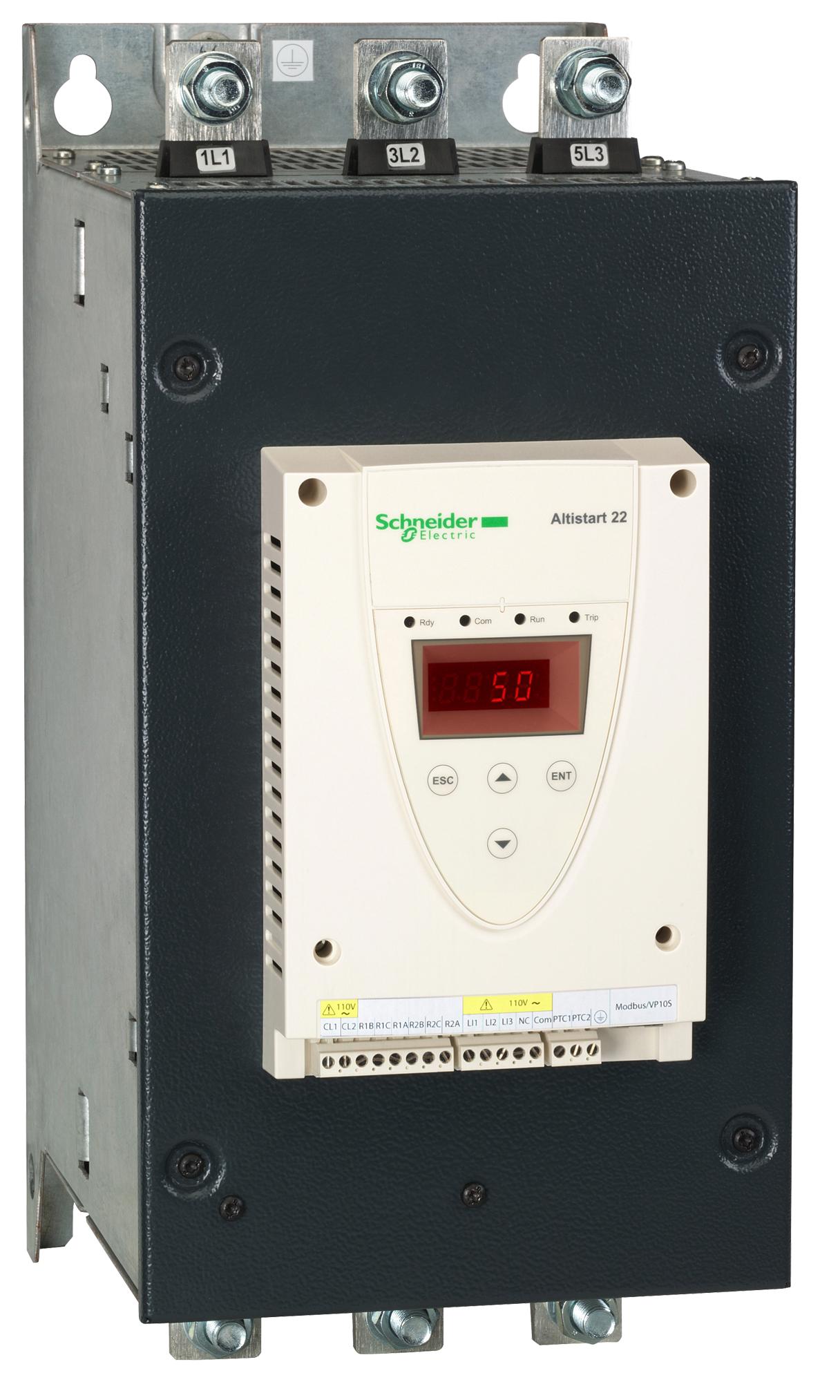 Schneider Electric Ats22C25S6U Soft Starter, 3Ph, 250Hp, 250A, 600Vac