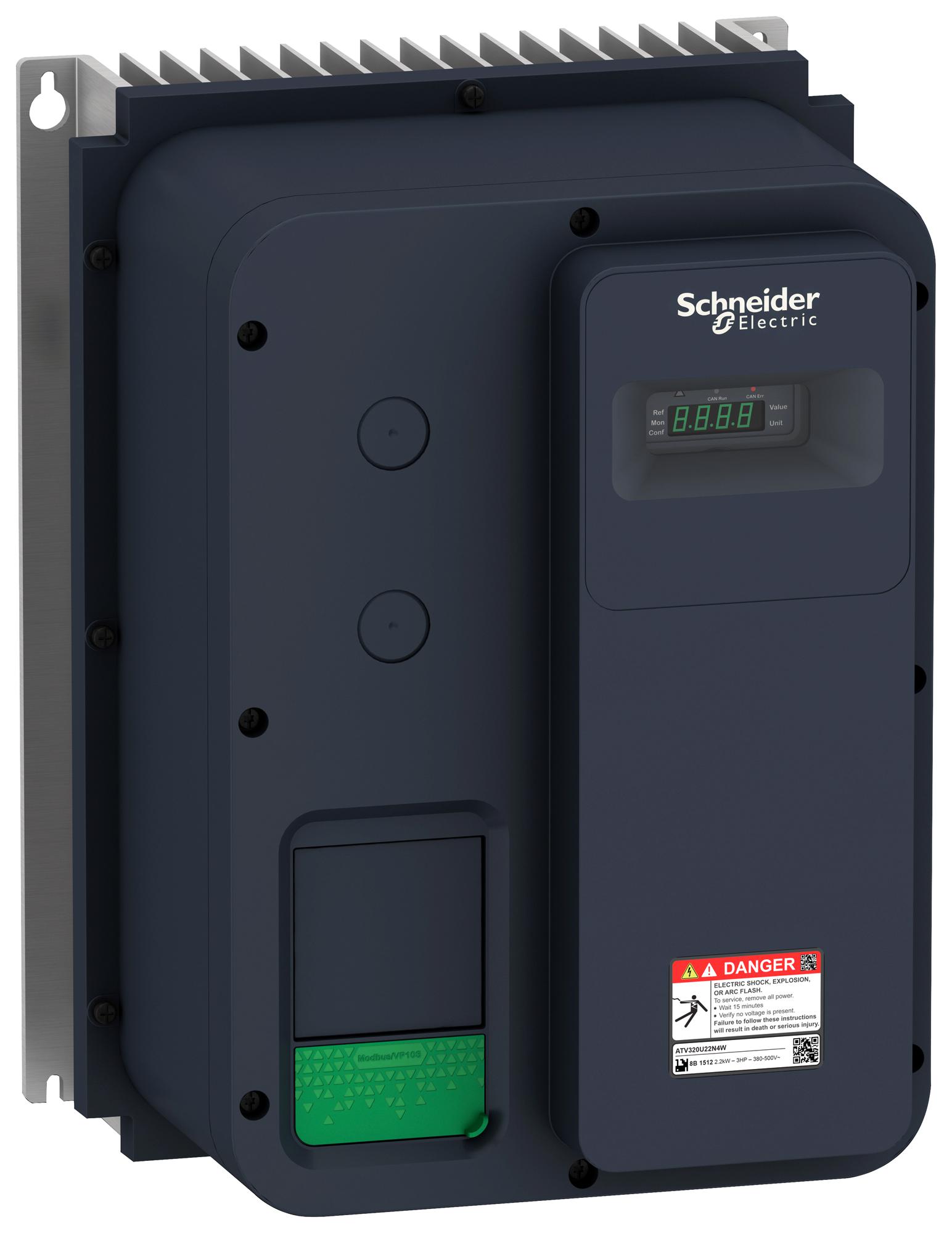 Schneider Electric Atv320U11M2W Variable Speed Drive, 1-Ph, 6.9A, 1.1Kw