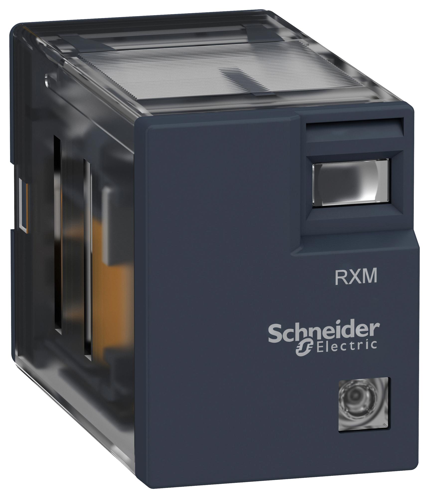 Schneider Electric Rxm4Lb1B7 Power Relay, 4Pdt, 24Vac, Socket