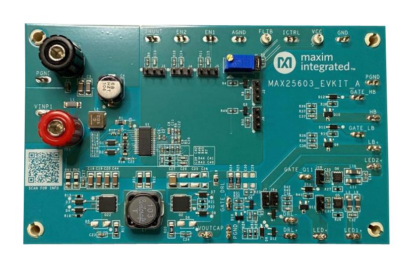 Analog Devices Max25603Evkit# Evaluation Kit, Buck-Boost Led Driver