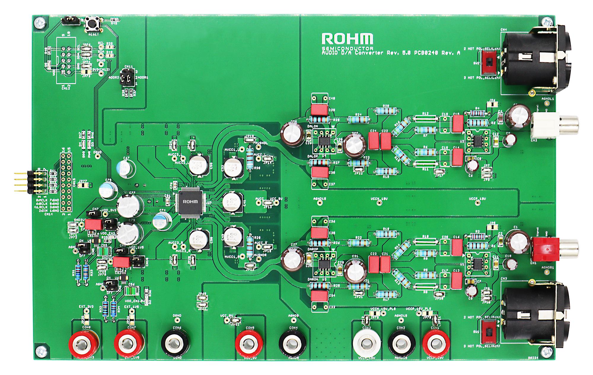 Rohm Bd34352Ekv-Evk-001 Sampling Stereo Audio D/a Converter