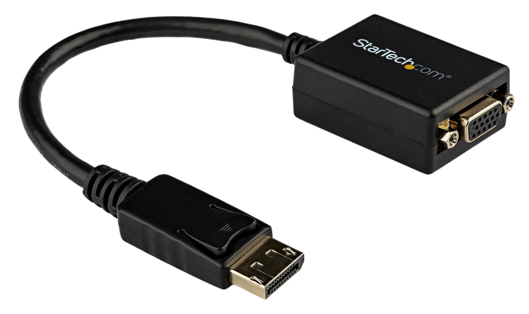 Startech Dp2Vga2 Adapter Cable, Dp Plug-Vga Rcpt, 225Mm