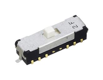 Nidec Components Cms-2402Tb Slide Switch, Dp4T, 0.1A, 12Vdc, Smd