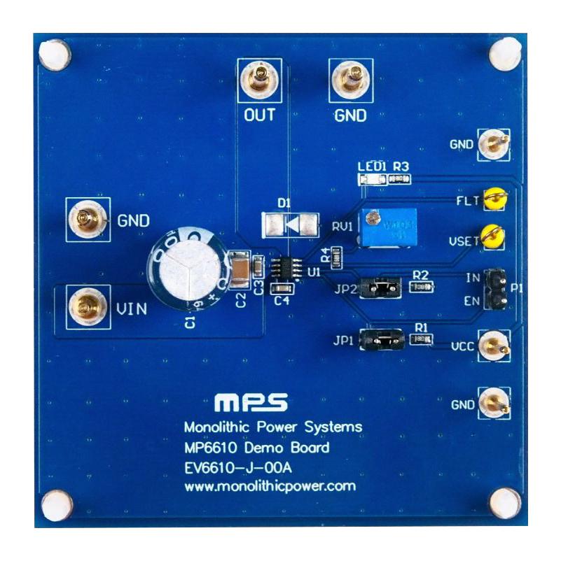 Monolithic Power Systems (Mps) Ev6610-J-00A Eval Board, Half Bridge Driver