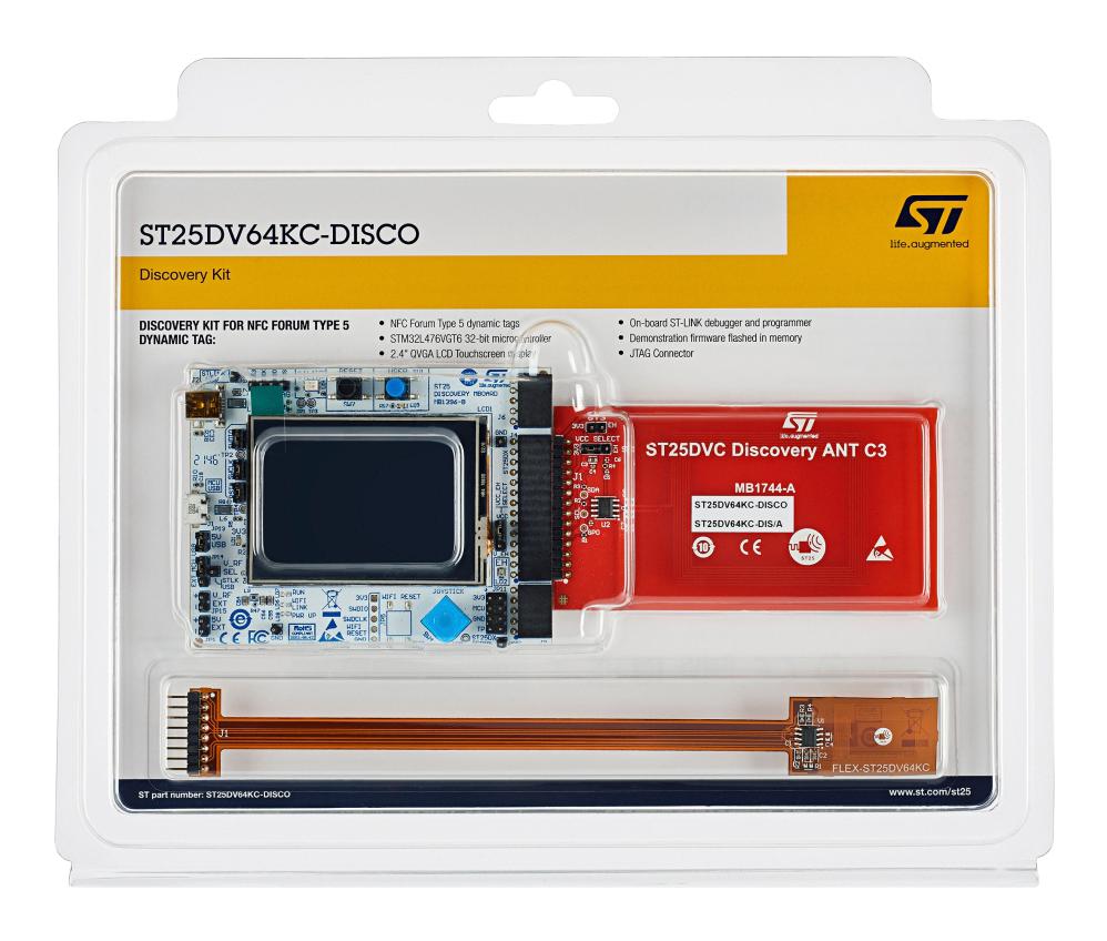 Stmicroelectronics St25Dv64Kc-Disco Discovery Kit, Nfc / Rfid Tag