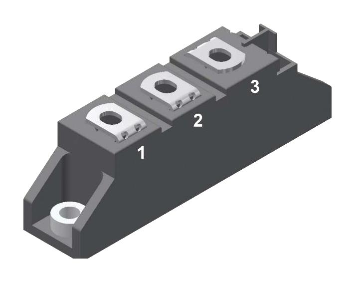 Littelfuse Mcc56-14Io1B Thyristor Diode Module, 0.1A, 1.5V