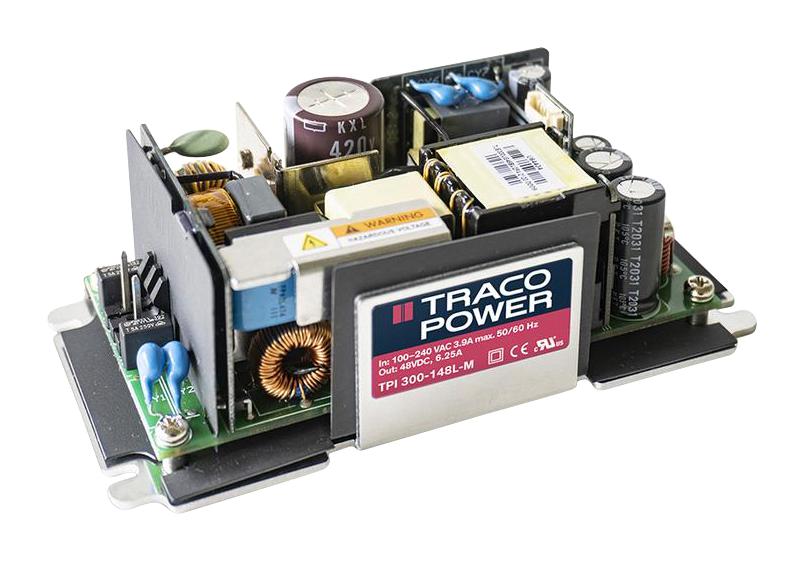 Traco Power Tpi 300-124L-M Power Supply, Ac-Dc, 24V, 7.5A