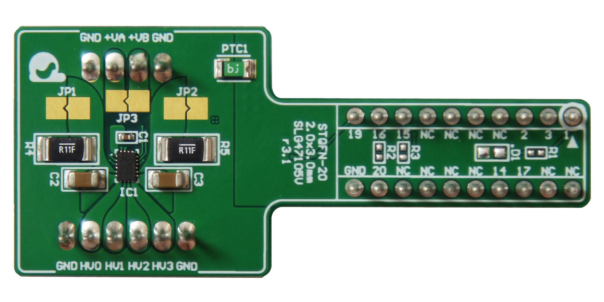 Renesas Slg47105V-Dip Proto Board, Dip-20, Mixed-Signal Matrix