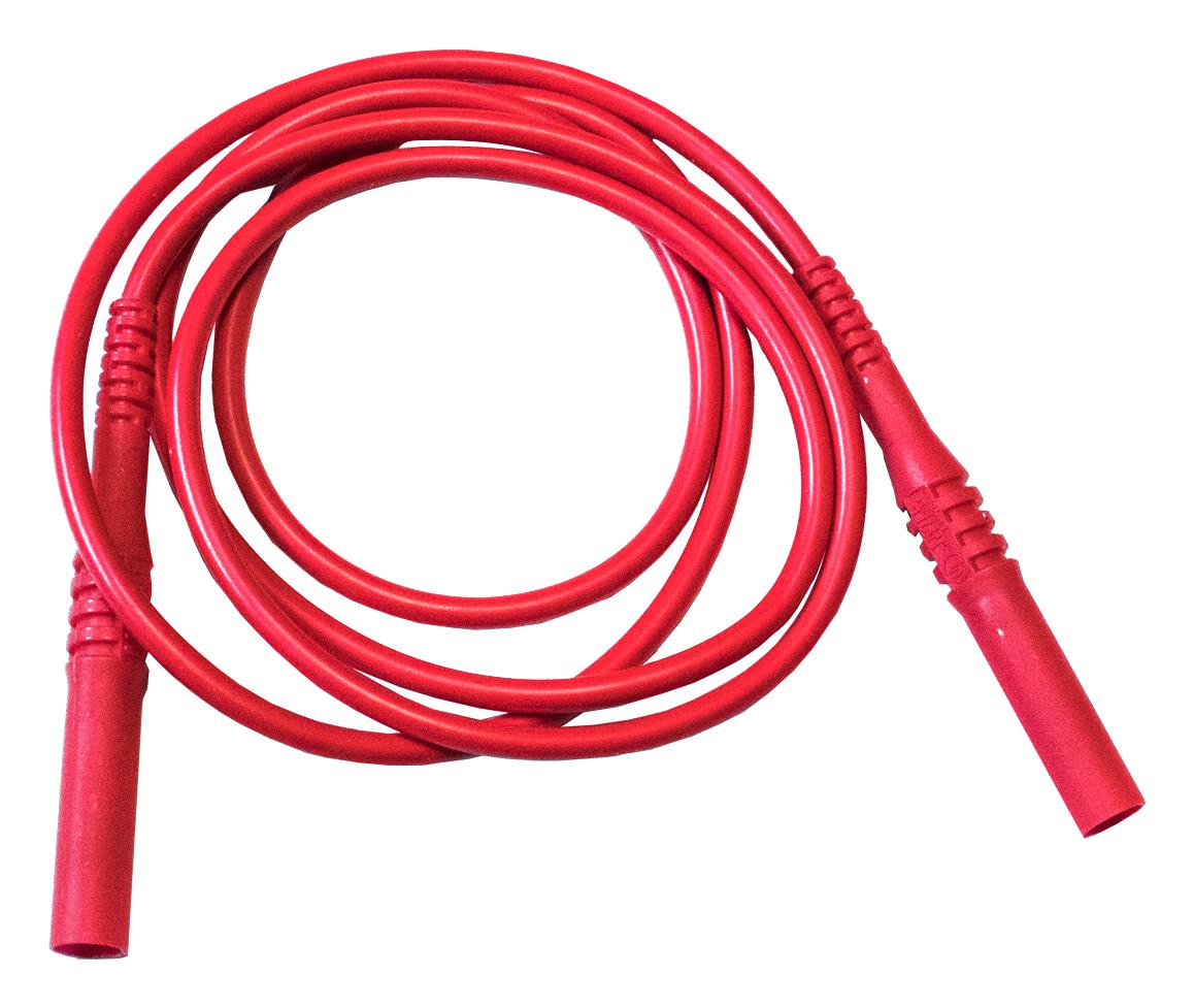 Mueller Electric Bu-6161-M-24-2 Shrouded 4Mm Banana Plug-Plug, Red, 24