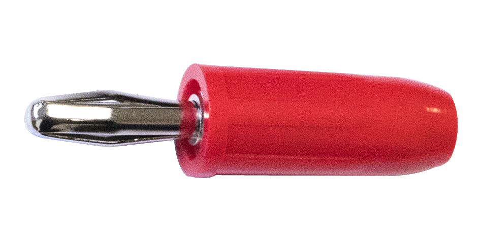 Mueller Electric Bu-00246-2 Banana Connector, Plug, 15A, 1Kv, Red