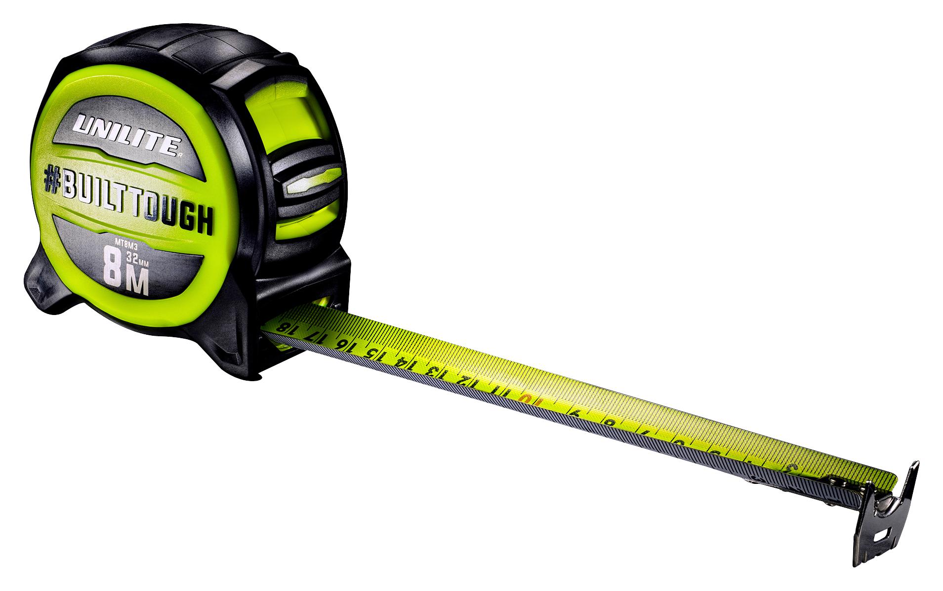 Unilite International Tm8M3 Tape Measure, Manual, 8M, 32Mm