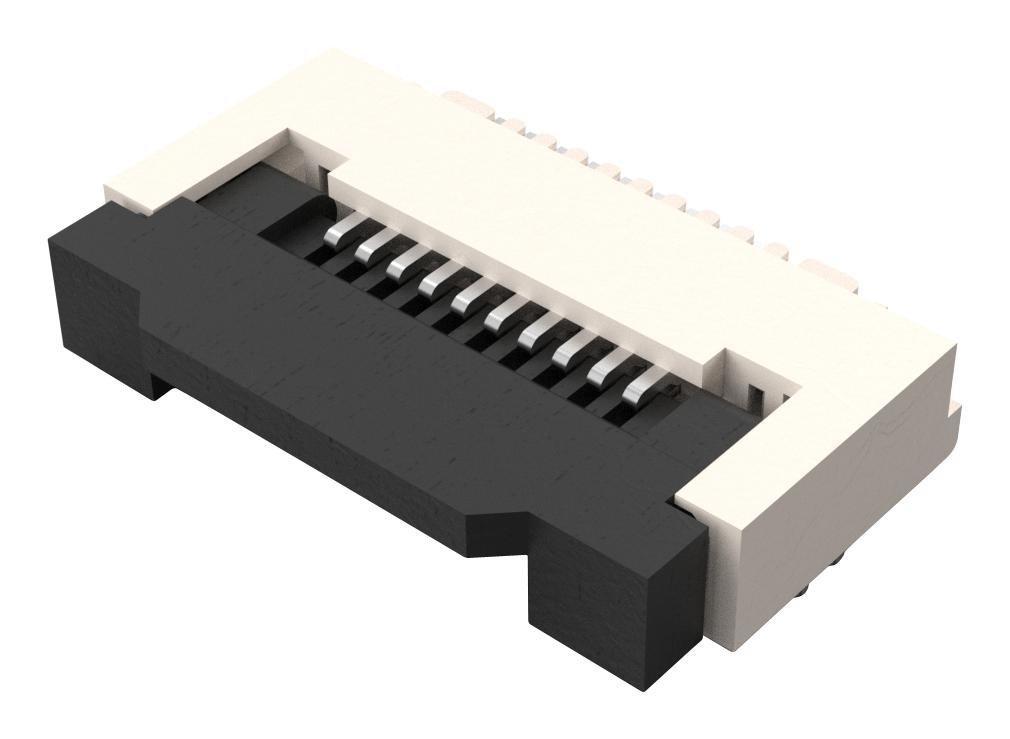 Gct (Global Connector Technology) Ffc2B35-20-T Conn, Ffc, R/a Rcpt, 20Pos, 1Row, 0.5Mm