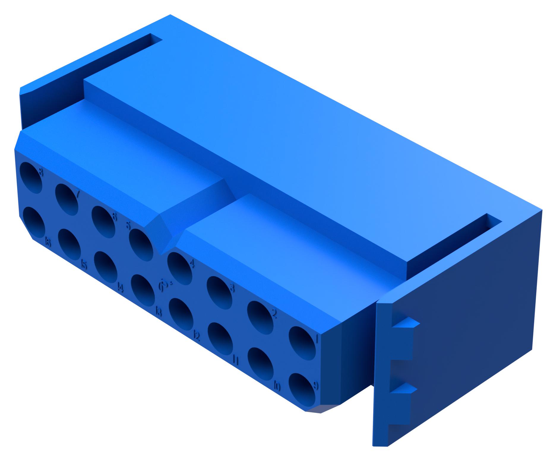 Positronic Plb16F0000/aa Connector Housing, Latch, Pet+Gf, Cable