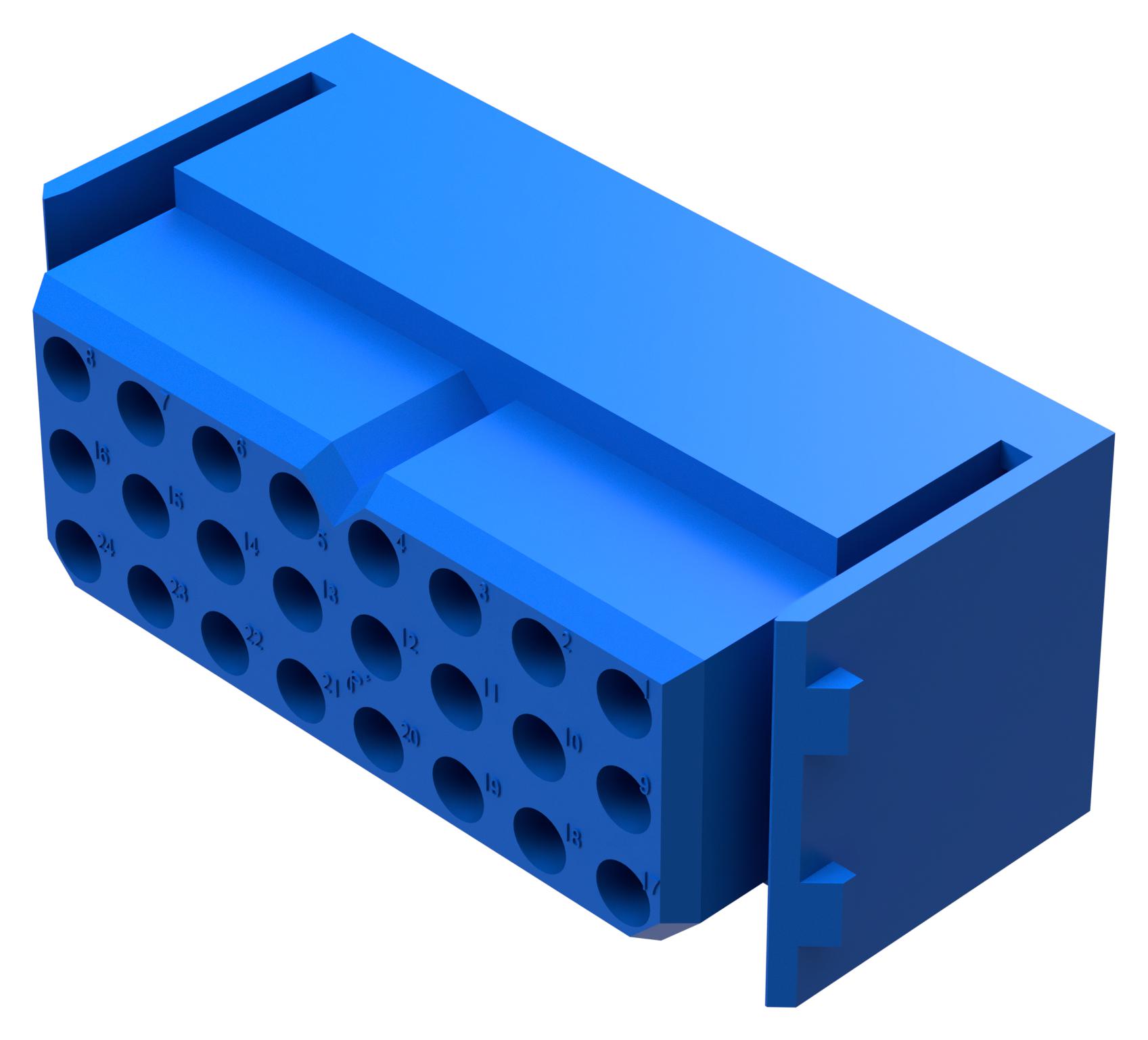 Positronic Plc24F0000/aa Connector Housing, Latch, Pet+Gf, Cable