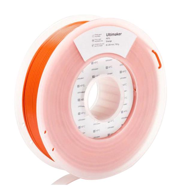 Ultimaker 227343 3D Filament, Petg, 2.85Mm, Orange