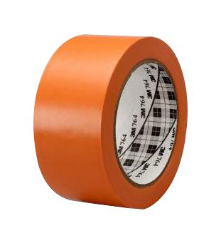 3M 764, Orange , 33M X 50Mm Tape, Warning, 33M X 50Mm, Orange