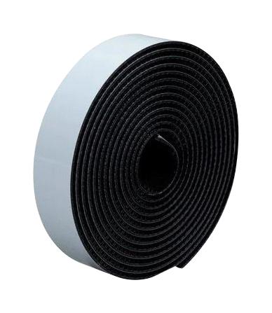 3M Sj354B, Black, 2.5M X 25Mm Tape, Hook And Loop, Black, 2.5M X 25Mm